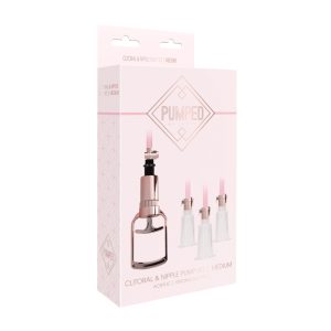 Pumped Clit&Nip PumpKit Rose Med