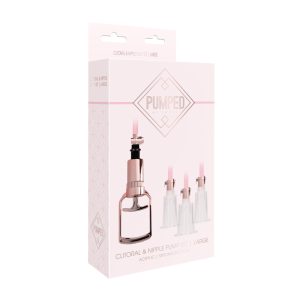 Pumped Clit&Nip PumpKit Rose Large