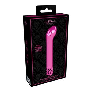 Royal Gems Jewel Curved Bullet Pink